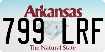 AR license plate 799LRF