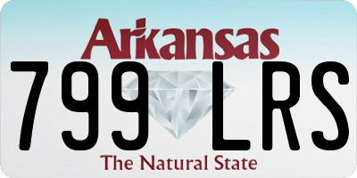 AR license plate 799LRS