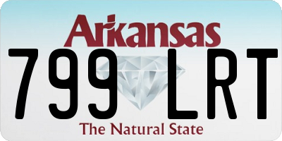 AR license plate 799LRT