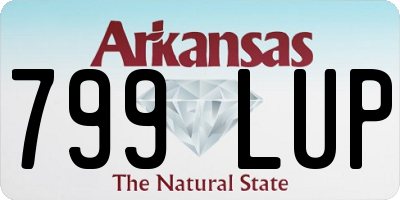 AR license plate 799LUP