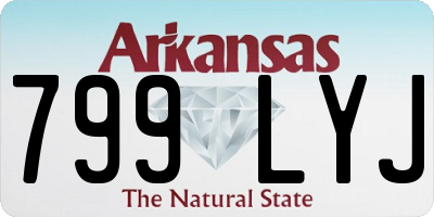AR license plate 799LYJ