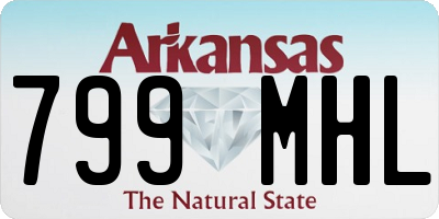 AR license plate 799MHL
