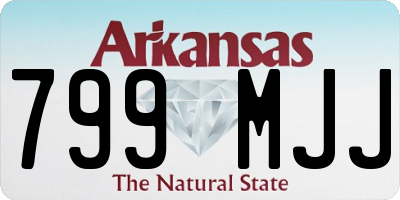 AR license plate 799MJJ