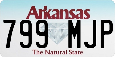 AR license plate 799MJP