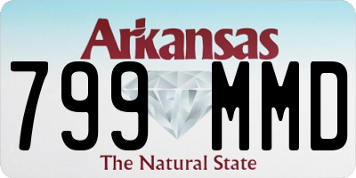 AR license plate 799MMD