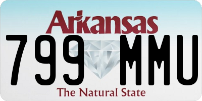 AR license plate 799MMU