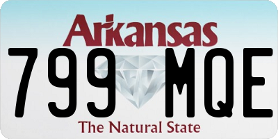 AR license plate 799MQE