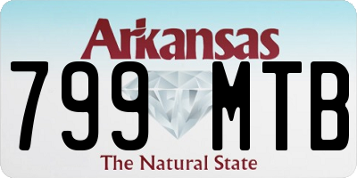 AR license plate 799MTB