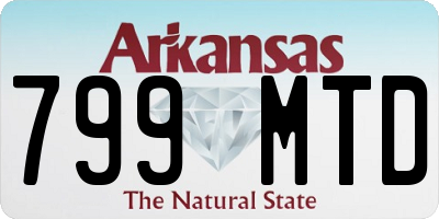 AR license plate 799MTD