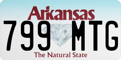 AR license plate 799MTG