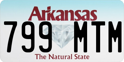 AR license plate 799MTM