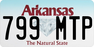AR license plate 799MTP
