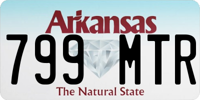 AR license plate 799MTR
