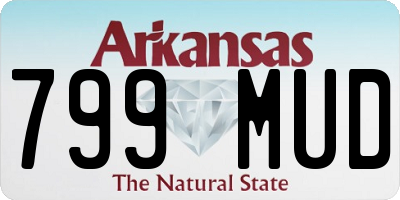 AR license plate 799MUD