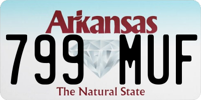 AR license plate 799MUF