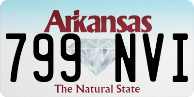 AR license plate 799NVI