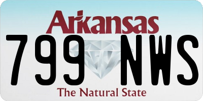AR license plate 799NWS