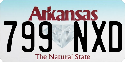 AR license plate 799NXD