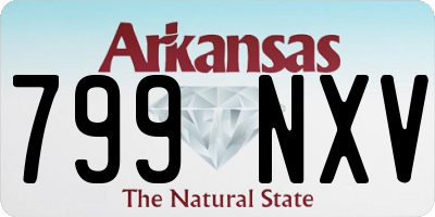 AR license plate 799NXV