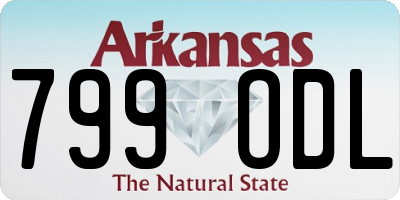 AR license plate 799ODL