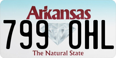 AR license plate 799OHL