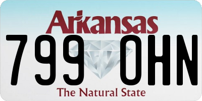 AR license plate 799OHN