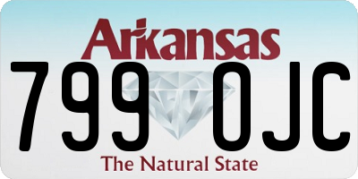 AR license plate 799OJC