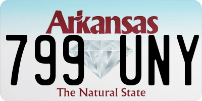 AR license plate 799UNY
