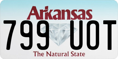 AR license plate 799UOT