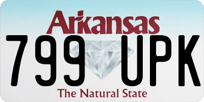 AR license plate 799UPK