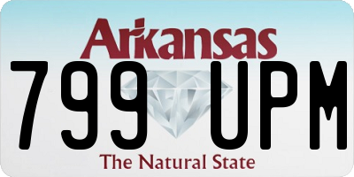 AR license plate 799UPM