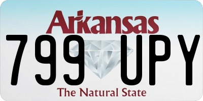 AR license plate 799UPY