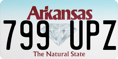 AR license plate 799UPZ