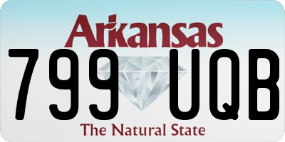 AR license plate 799UQB