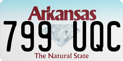 AR license plate 799UQC