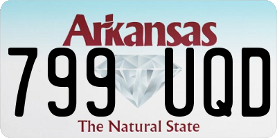 AR license plate 799UQD