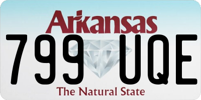 AR license plate 799UQE