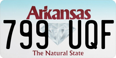 AR license plate 799UQF