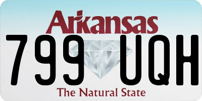 AR license plate 799UQH