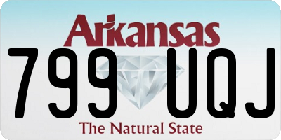 AR license plate 799UQJ