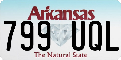 AR license plate 799UQL