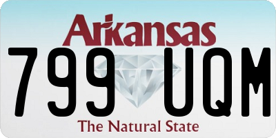 AR license plate 799UQM