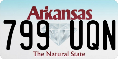 AR license plate 799UQN