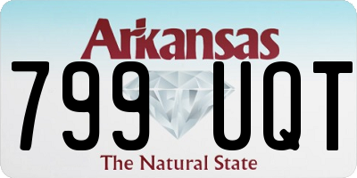 AR license plate 799UQT