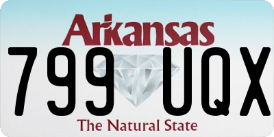 AR license plate 799UQX