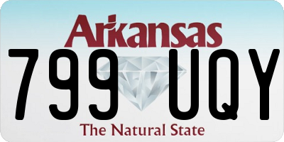 AR license plate 799UQY