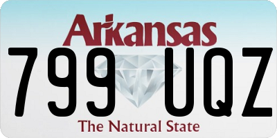 AR license plate 799UQZ