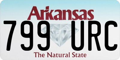 AR license plate 799URC