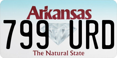 AR license plate 799URD