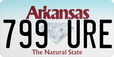 AR license plate 799URE